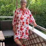 Schnittmuster Bluse, Tunika, Kleid im Folklore Stil LANTANA (34-58) - Sewando