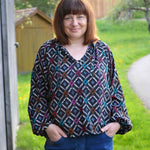 Schnittmuster Bluse, Tunika, Kleid im Folklore Stil LANTANA (34-58) - Sewando