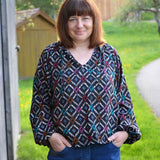 Schnittmuster Bluse, Tunika, Kleid im Folklore Stil LANTANA (34-58) - Sewando