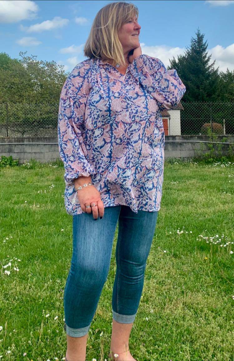 Schnittmuster Bluse, Tunika, Kleid im Folklore Stil LANTANA (34-58) - Sewando