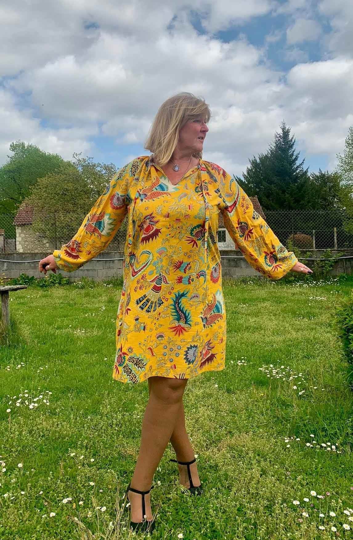 Schnittmuster Bluse, Tunika, Kleid im Folklore Stil LANTANA (34-58) - Sewando