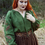 Schnittmuster Bluse, Tunika, Kleid im Folklore Stil LANTANA (34-58) - Sewando