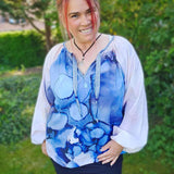 Schnittmuster Bluse, Tunika, Kleid im Folklore Stil LANTANA (34-58) - Sewando