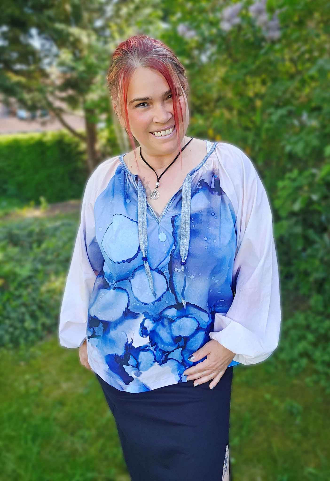 Schnittmuster Bluse, Tunika, Kleid im Folklore Stil LANTANA (34-58) - Sewando