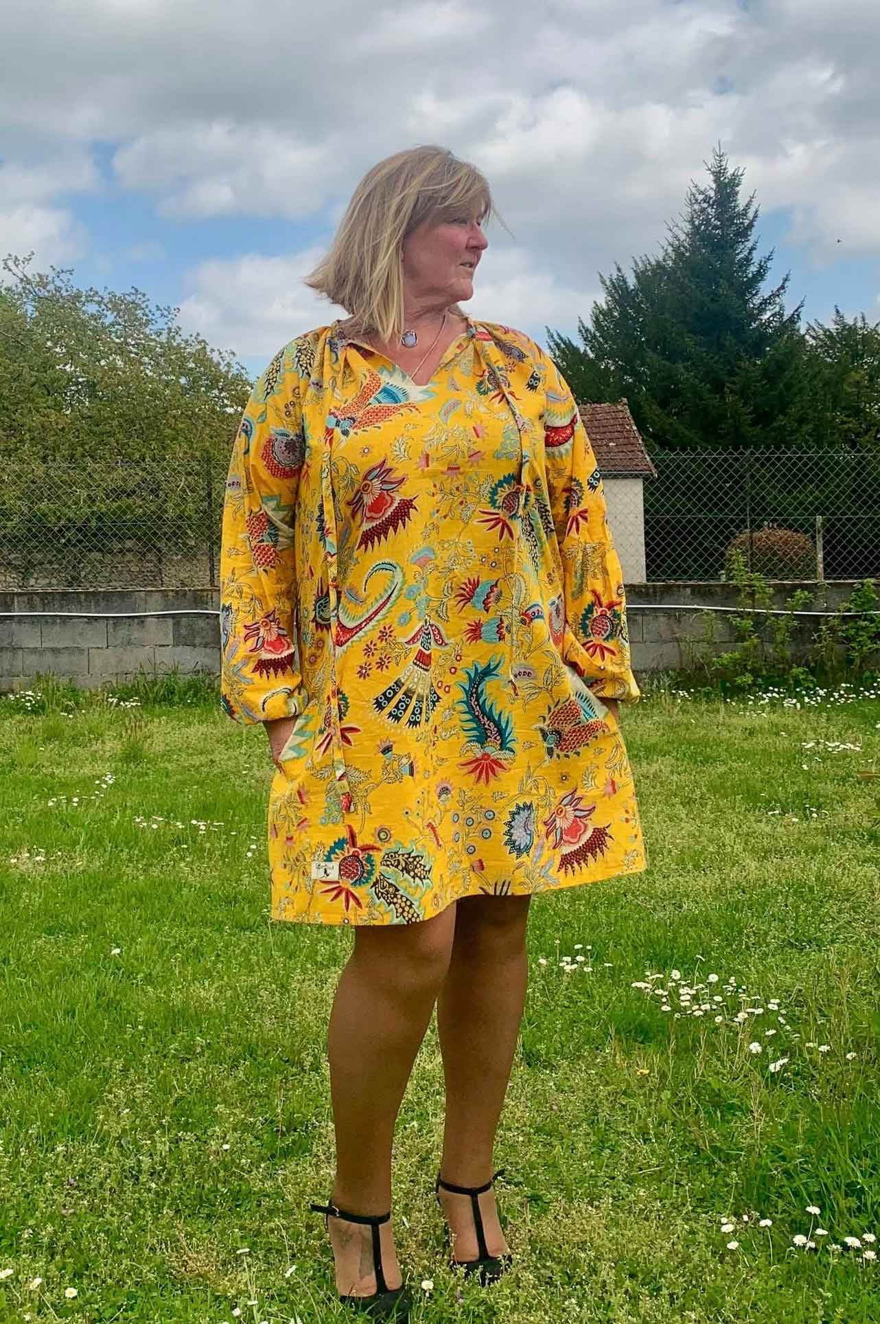 Schnittmuster Bluse, Tunika, Kleid im Folklore Stil LANTANA (34-58) - Sewando
