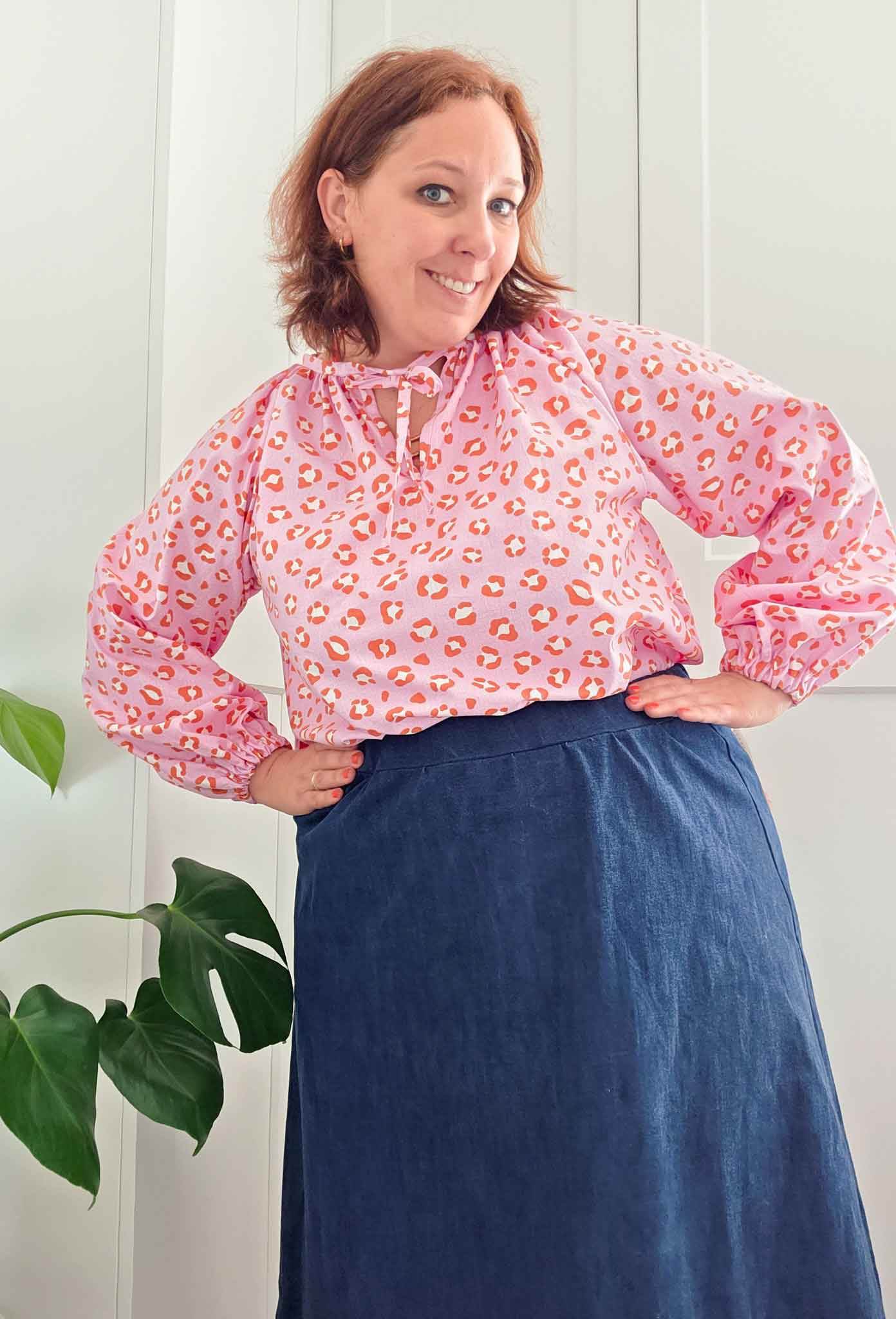 Schnittmuster Bluse, Tunika, Kleid im Folklore Stil LANTANA (34-58) - Sewando