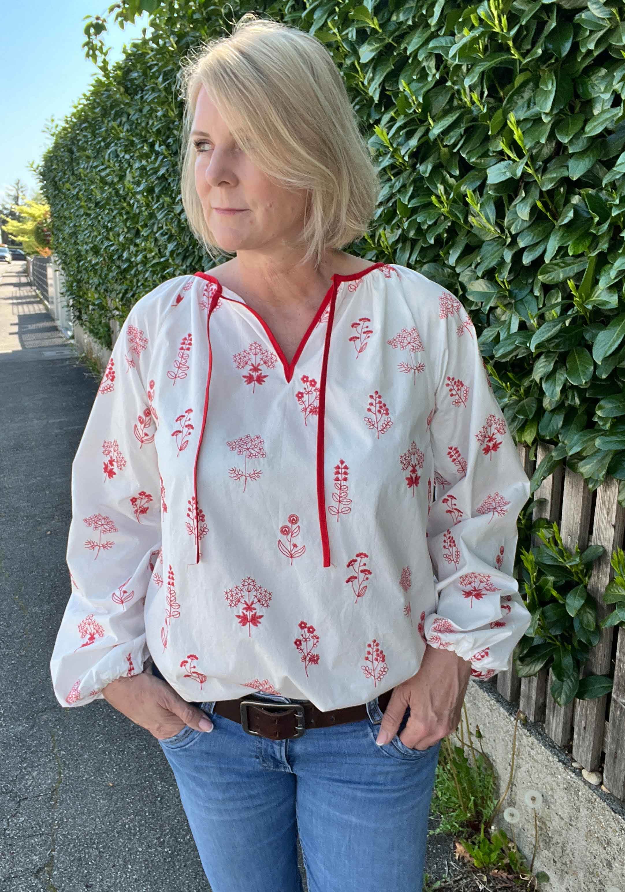 Schnittmuster Bluse, Tunika, Kleid im Folklore Stil LANTANA (34-58) - Sewando