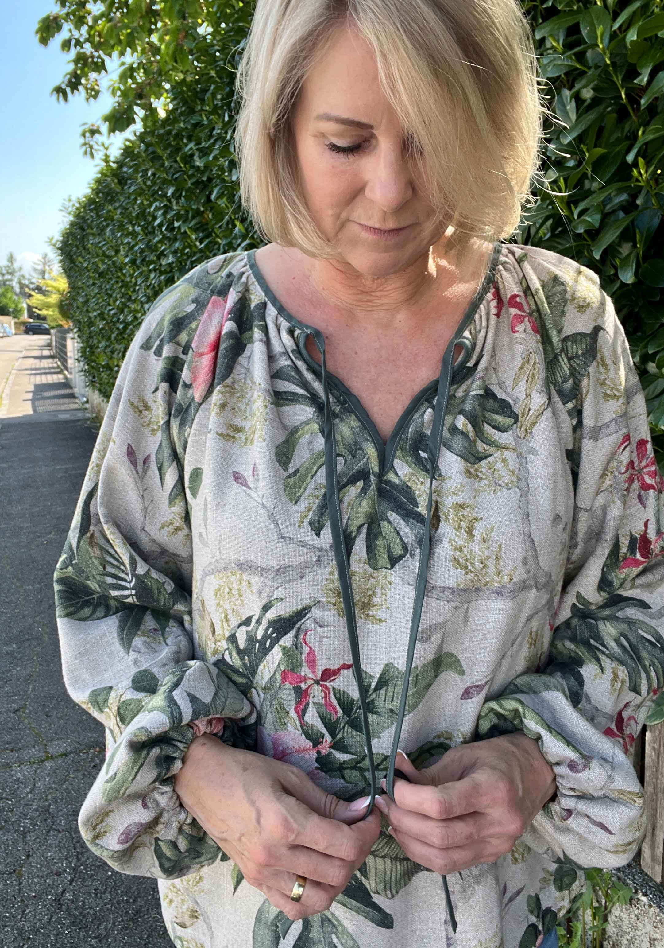 Schnittmuster Bluse, Tunika, Kleid im Folklore Stil LANTANA (34-58) - Sewando