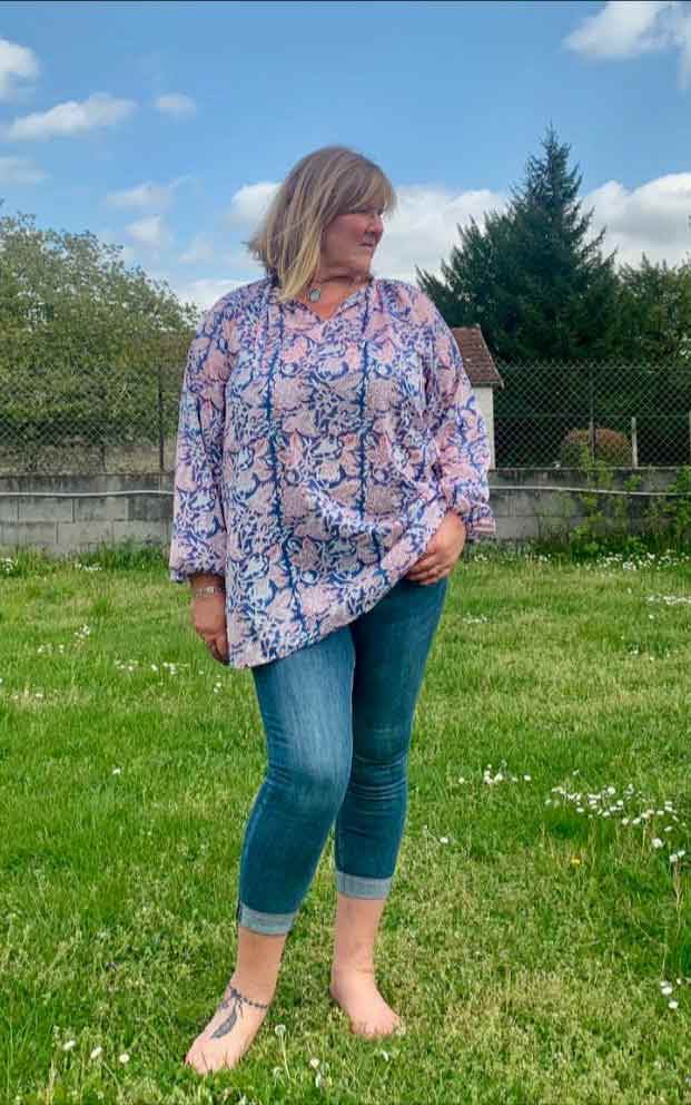 Schnittmuster Bluse, Tunika, Kleid im Folklore Stil LANTANA (34-58) - Sewando