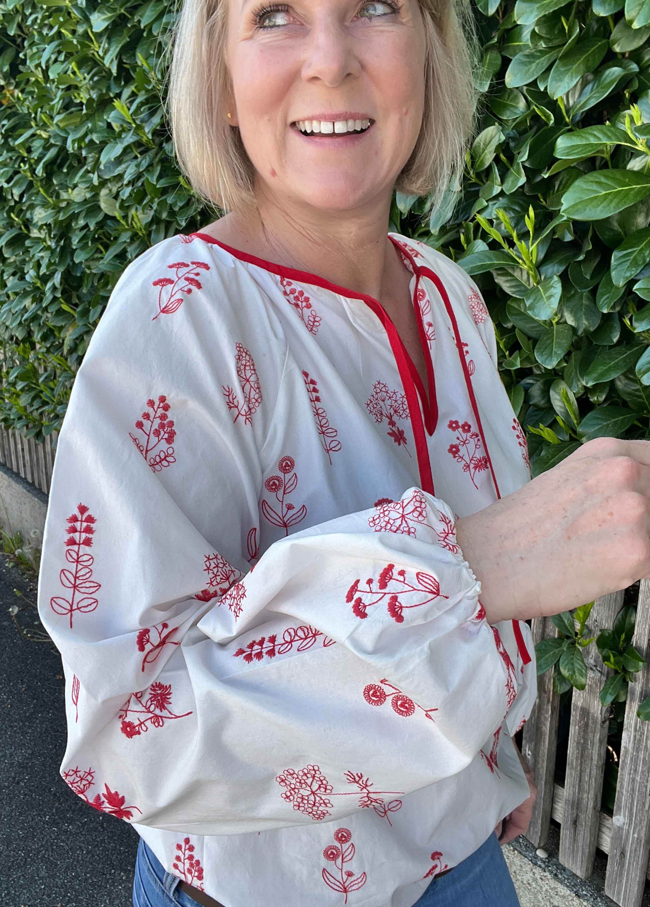 Schnittmuster Bluse, Tunika, Kleid im Folklore Stil LANTANA (34-58) - Sewando