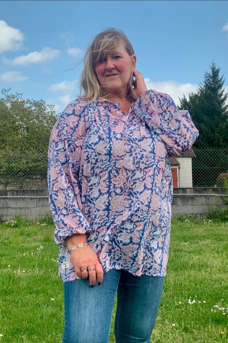 Schnittmuster Bluse, Tunika, Kleid im Folklore Stil LANTANA (34-58) - Sewando