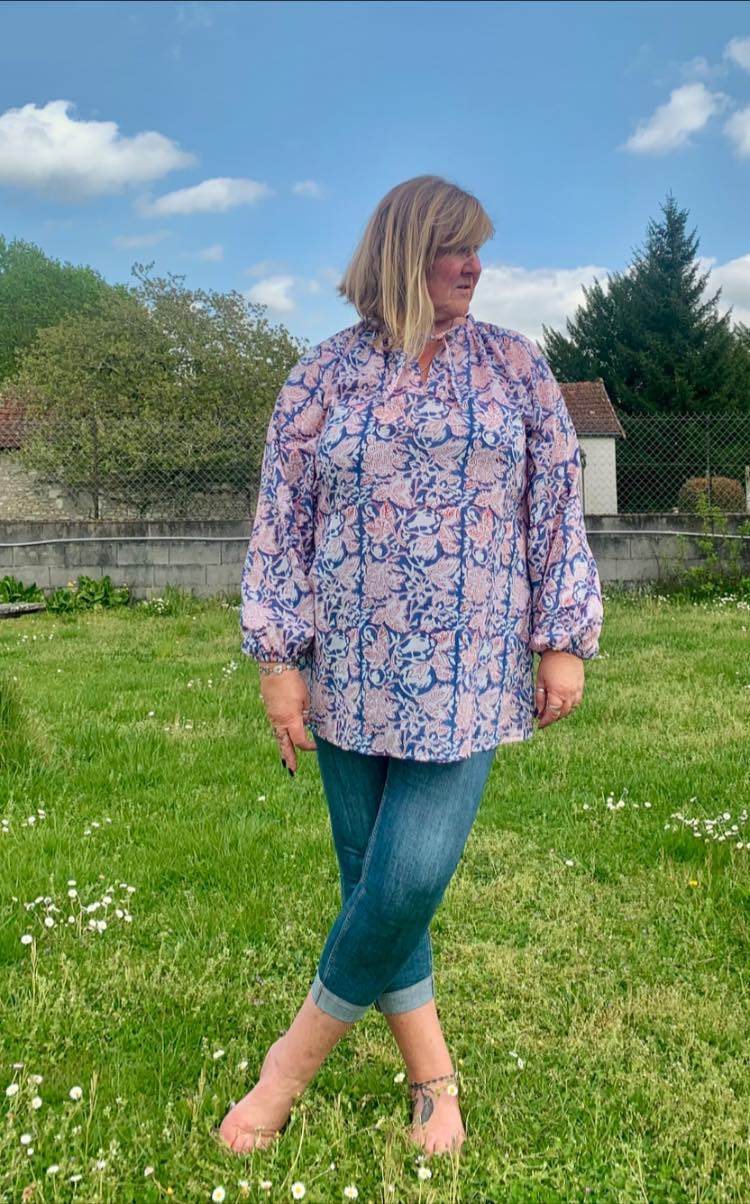 Schnittmuster Bluse, Tunika, Kleid im Folklore Stil LANTANA (34-58) - Sewando