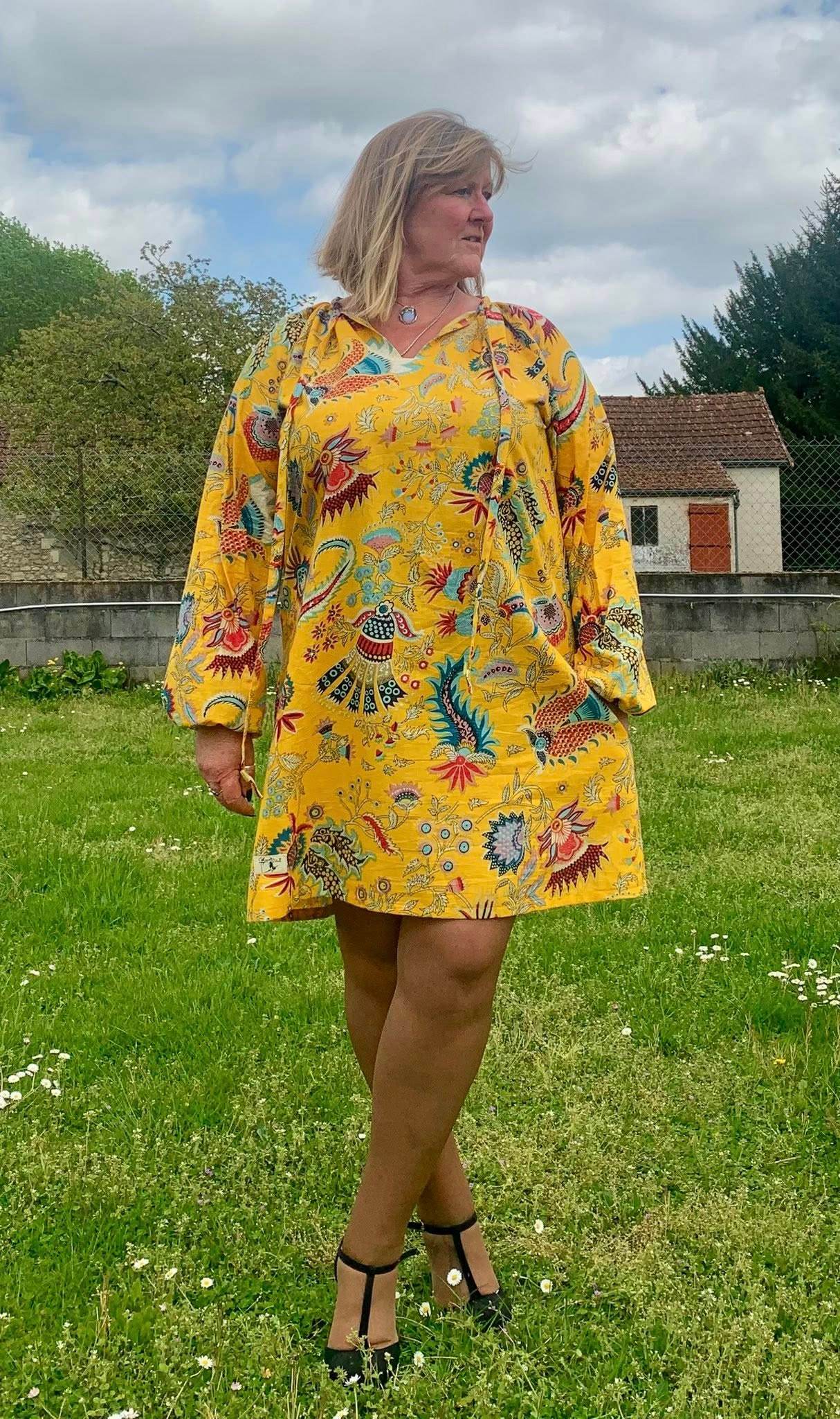 Schnittmuster Bluse, Tunika, Kleid im Folklore Stil LANTANA (34-58) - Sewando