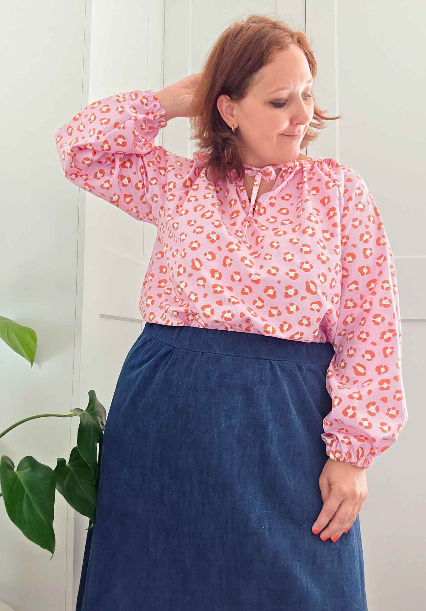 Schnittmuster Bluse, Tunika, Kleid im Folklore Stil LANTANA (34-58) - Sewando