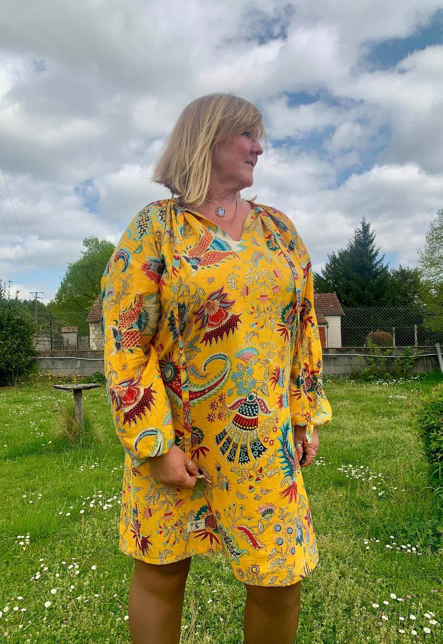 Schnittmuster Bluse, Tunika, Kleid im Folklore Stil LANTANA (34-58) - Sewando