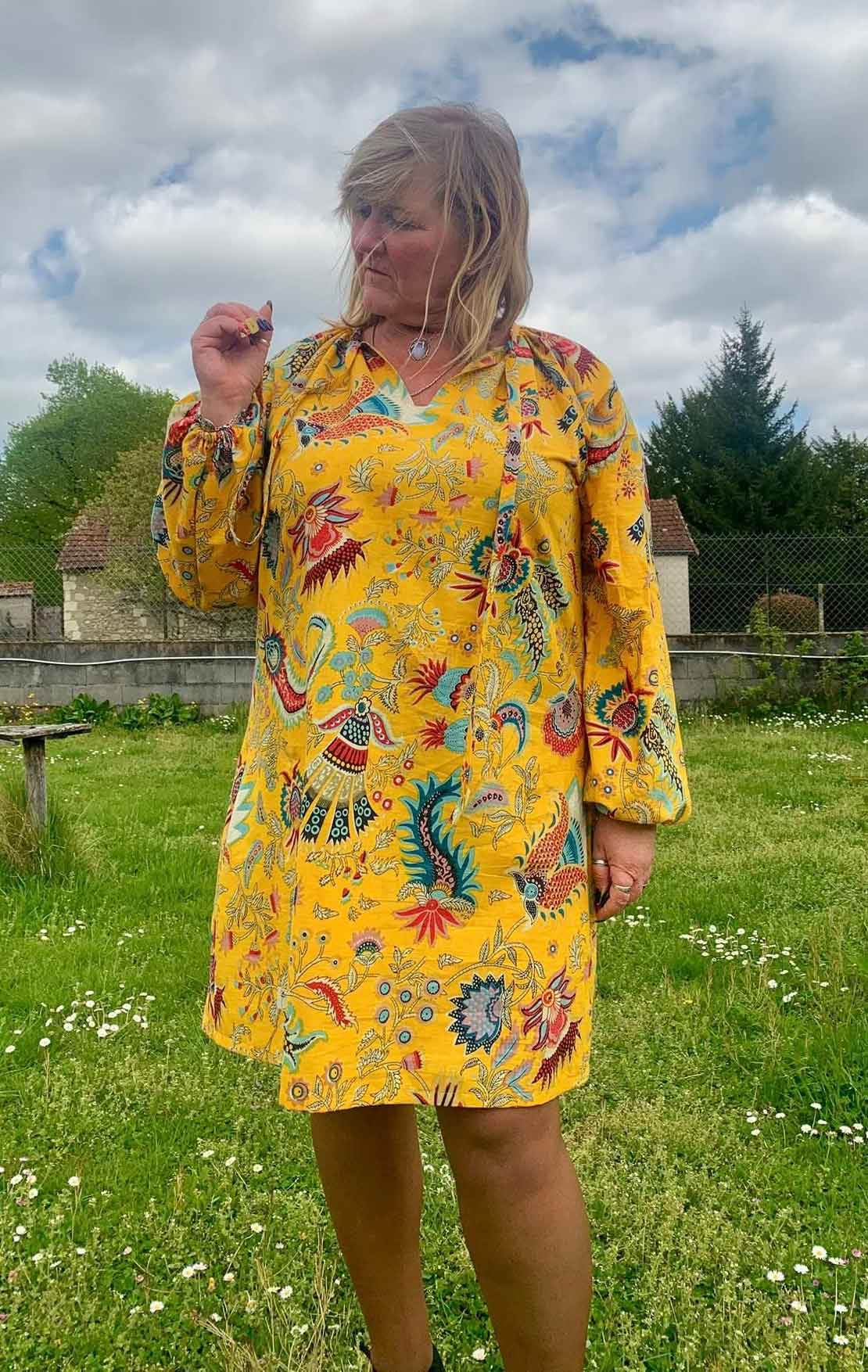 Schnittmuster Bluse, Tunika, Kleid im Folklore Stil LANTANA (34-58) - Sewando
