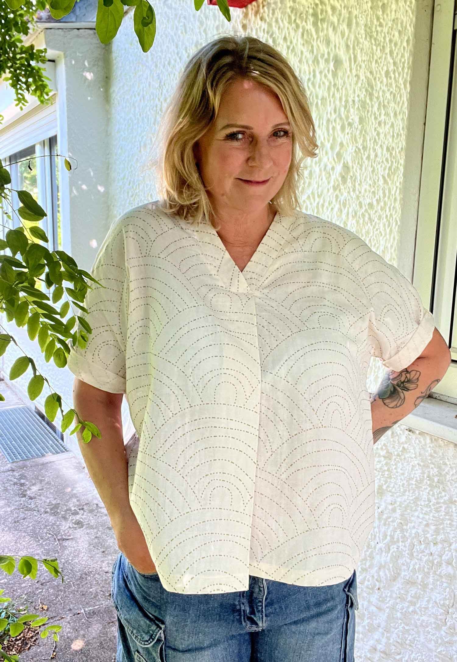 Schnittmuster Kleid, Bluse, Tunika PRAIA (34-60) : - Sewando