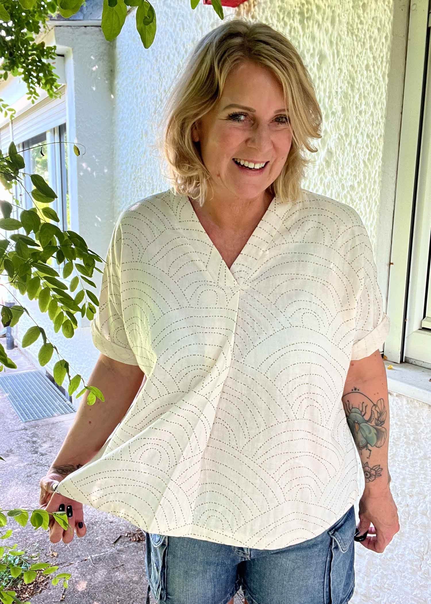 Schnittmuster Kleid, Bluse, Tunika PRAIA (34-60) : - Sewando