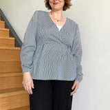 Schnittmuster Schößchen Bluse ALOE (34-46)