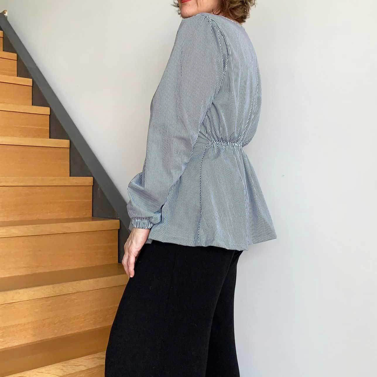 Schnittmuster Schößchen Bluse ALOE (34-46) - Sewando