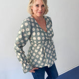 Schnittmuster Schößchen Bluse ALOE (34-46)
