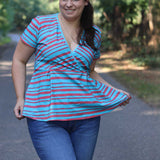 Schnittmuster Schößchen Bluse ALOE (34-46)