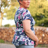 Schnittmuster Schößchen Bluse ALOE (34-46)