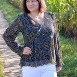 Schnittmuster Schößchen Bluse ALOE (34-46)