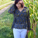 Schnittmuster Schößchen Bluse ALOE (34-46)