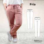 Schnittmuster Damen Chino Hose Fria Gr. 34-54 - A4-/Großformatdatei - Sewando
