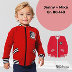 Schnittmuster Collegejacke Jenny + Mike Gr. 80-140 - Sewando