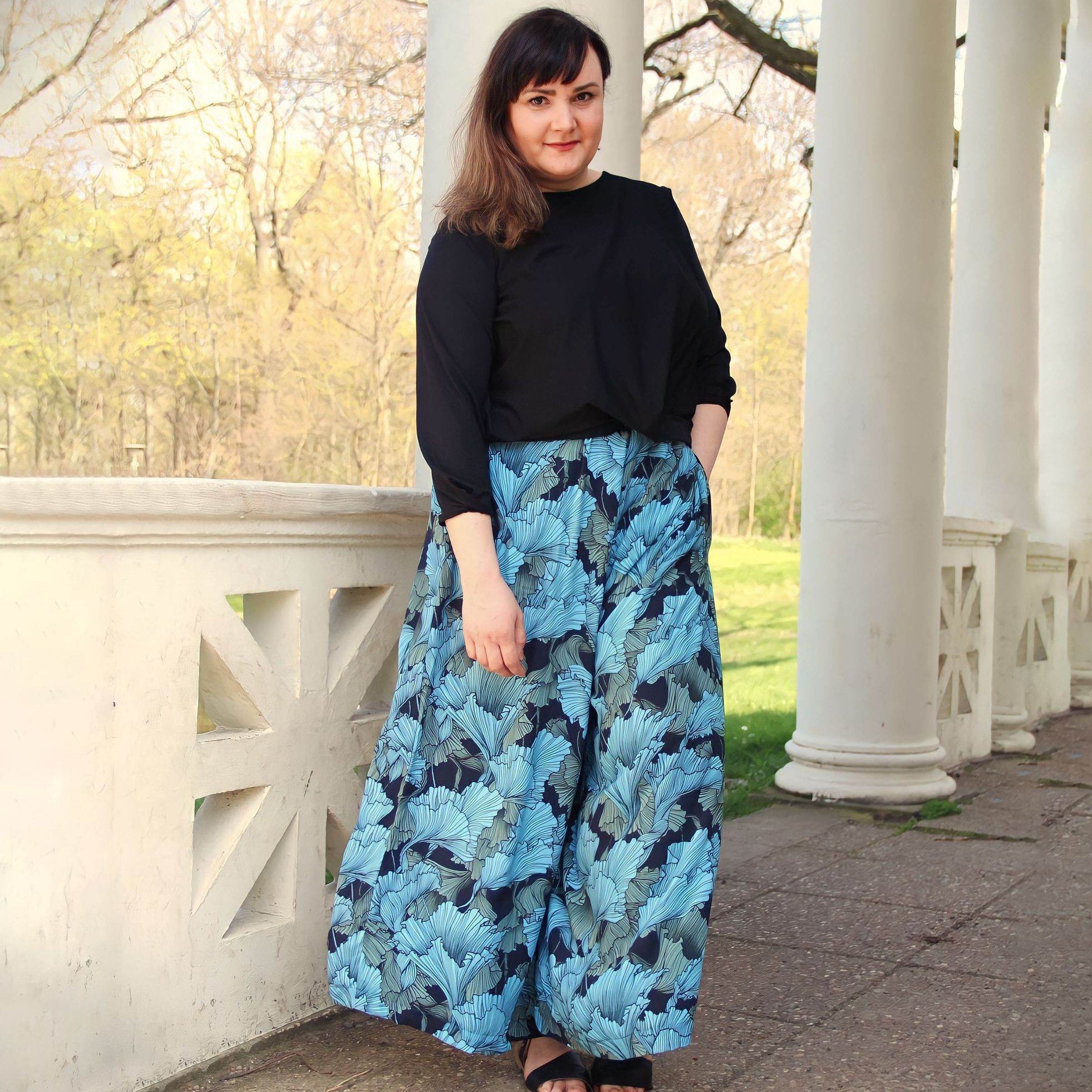 Schnittmuster Culotte Hosenrock AZUR (32-56) : - Sewando