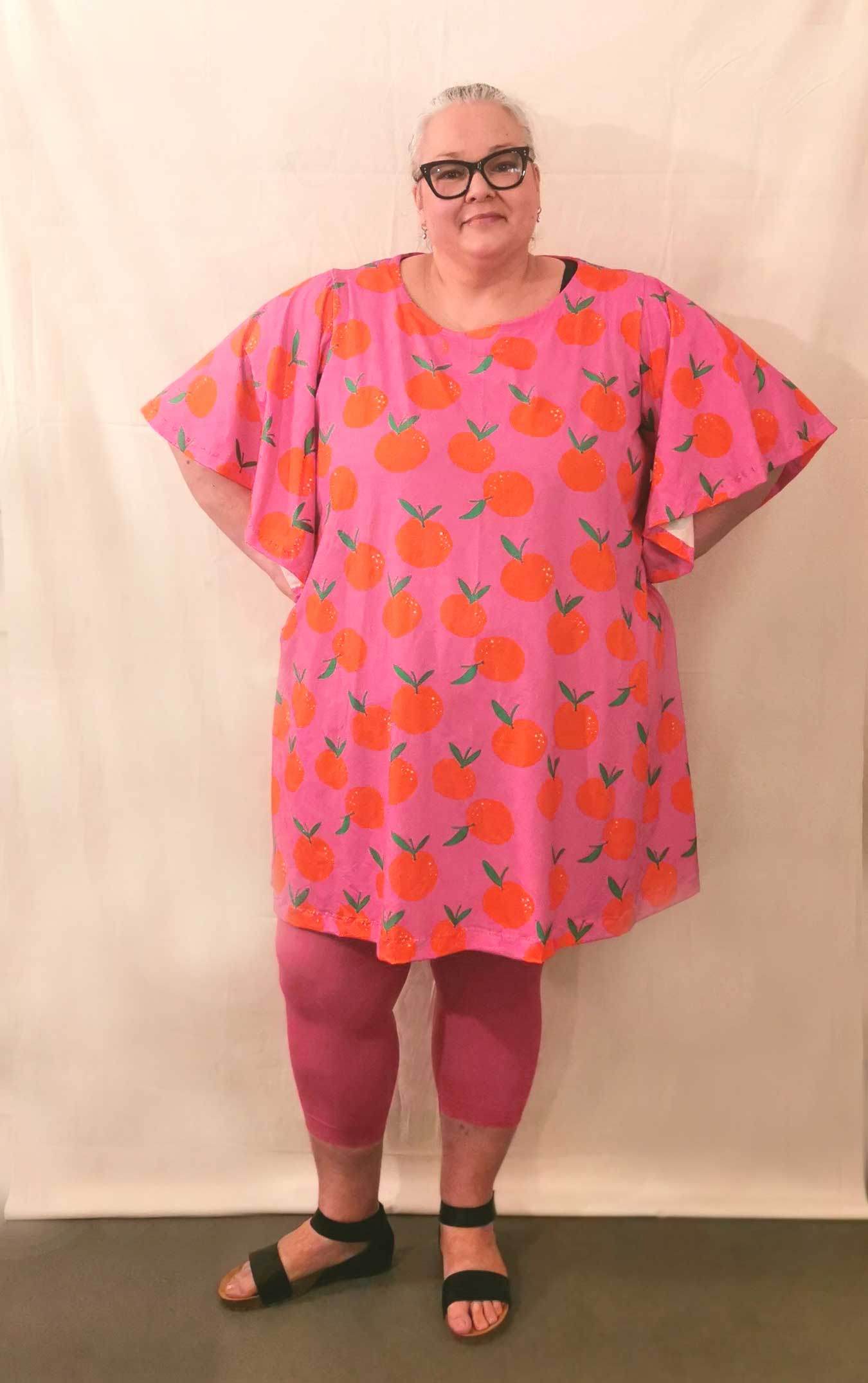 Schnittmuster Kleid Tunika A-Linie DELICIA CURVY (46-60) : - Sewando