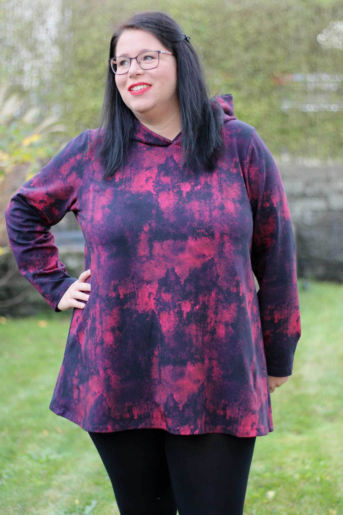 Schnittmuster Kleid Tunika A-Linie DELICIA CURVY (46-60) : - Sewando