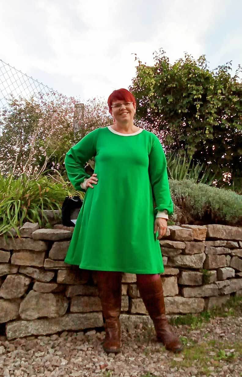 Schnittmuster Kleid Tunika A-Linie DELICIA CURVY (46-60) : - Sewando