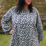 Schnittmuster Kleid Tunika A-Linie DELICIA CURVY (46-60) : - Sewando