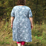 Schnittmuster Kleid Tunika A-Linie DELICIA CURVY (46-60) : - Sewando