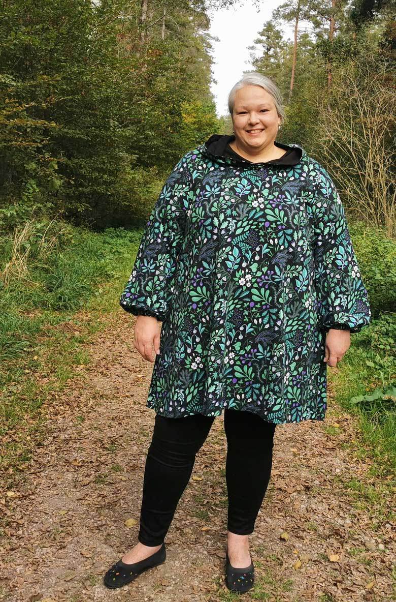 Schnittmuster Kleid Tunika A-Linie DELICIA CURVY (46-60) : - Sewando