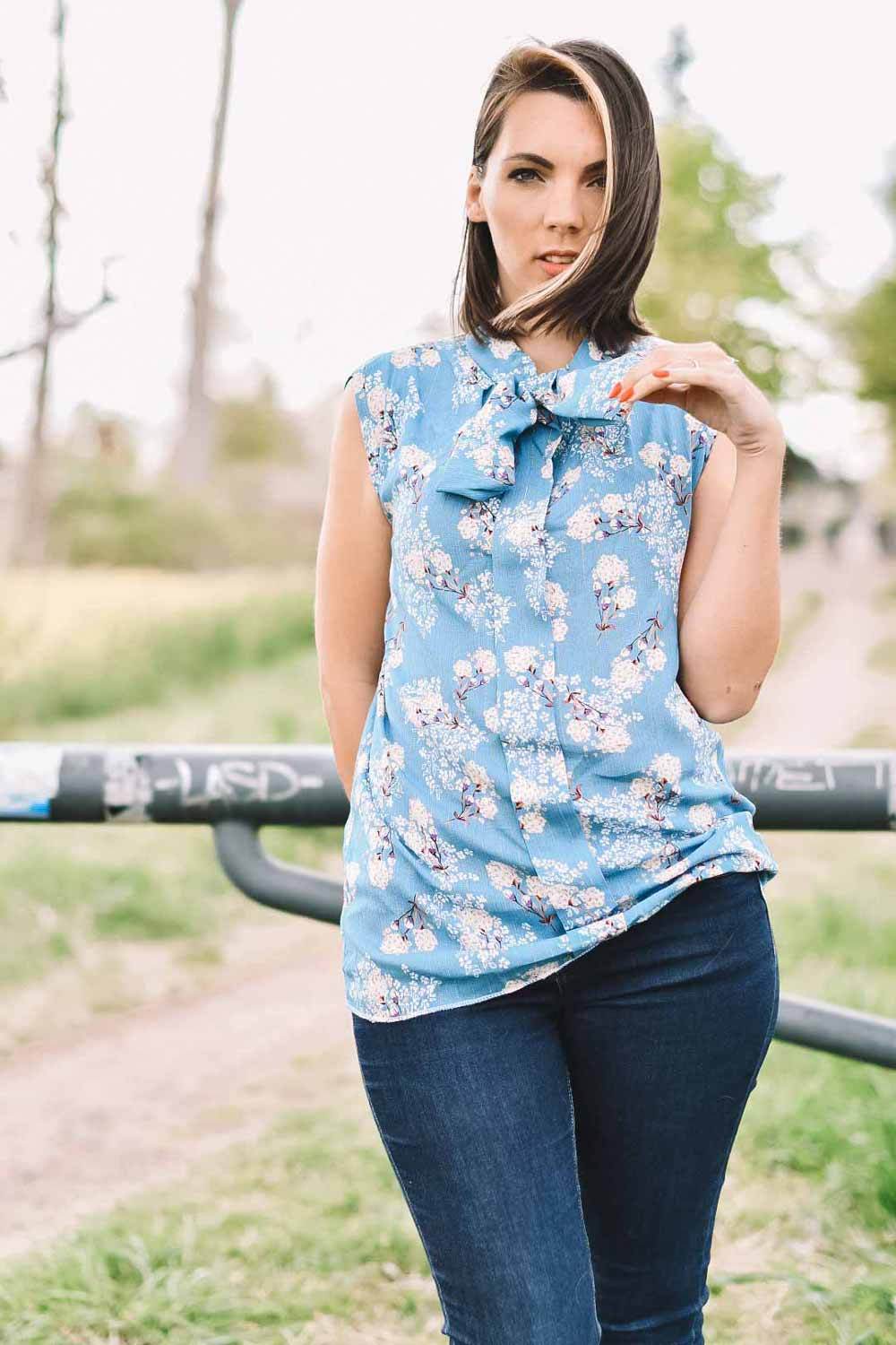 Schnittmuster Bluse „Blüte der Vielfalt“ Damen Gr. 32 - 62 - Sewando