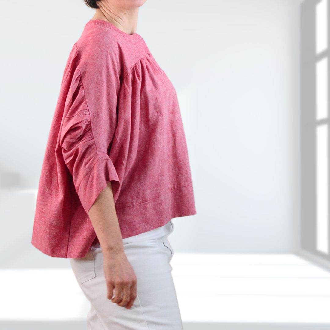 Schnittmuster Bluse Florance Gr. 34-50 | A4-/Großformat-Datei - Sewando