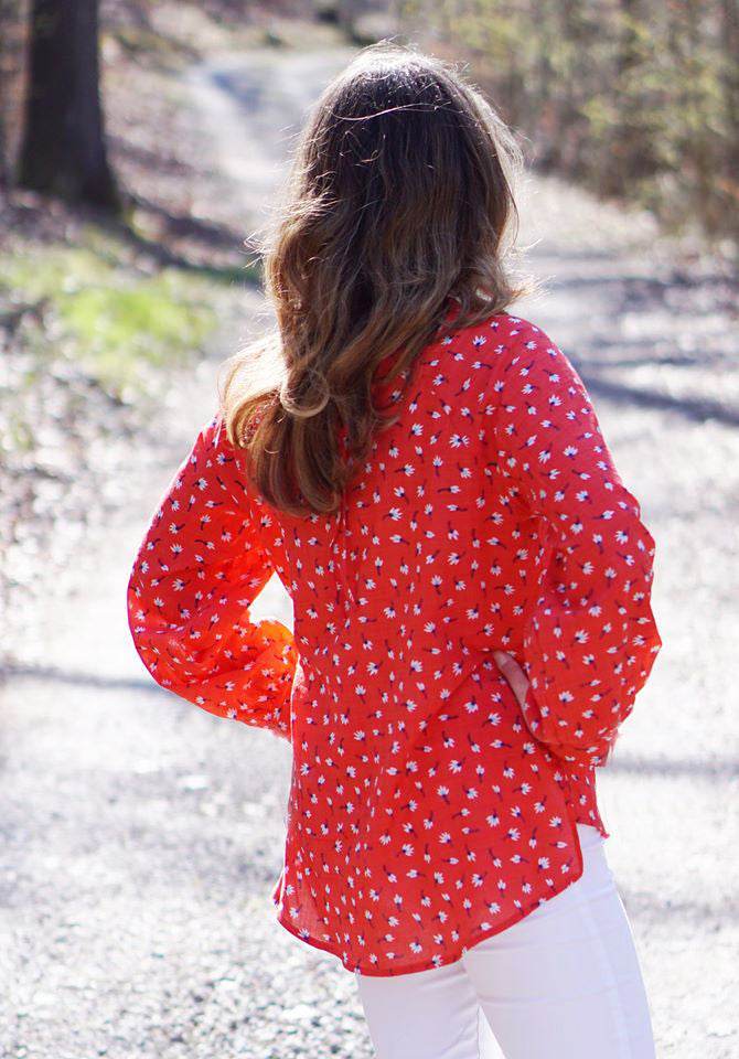 Schnittmuster Raglan Bluse PRIMAVERA (34-58) : - Sewando