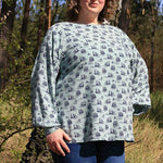 Schnittmuster Raglan Bluse PRIMAVERA (34-58) : - Sewando