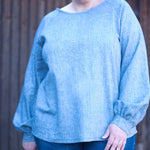 Schnittmuster Raglan Bluse PRIMAVERA (34-58) : - Sewando