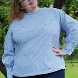 Schnittmuster Raglan Bluse PRIMAVERA (34-58) : - Sewando