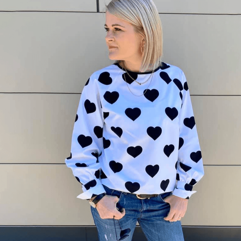 Schnittmuster Raglan Bluse PRIMAVERA (34-58) : - Sewando