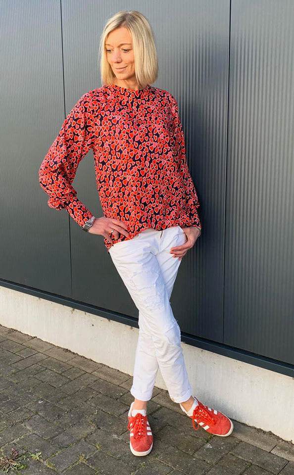 Schnittmuster Raglan Bluse PRIMAVERA (34-58) : - Sewando