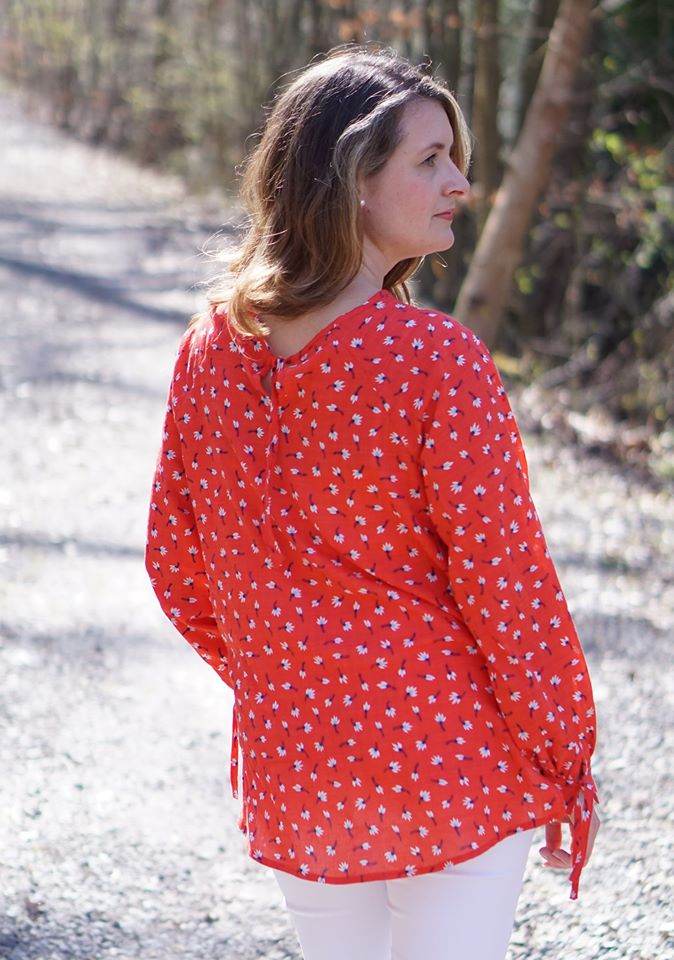 Schnittmuster Raglan Bluse PRIMAVERA (34-58) : - Sewando