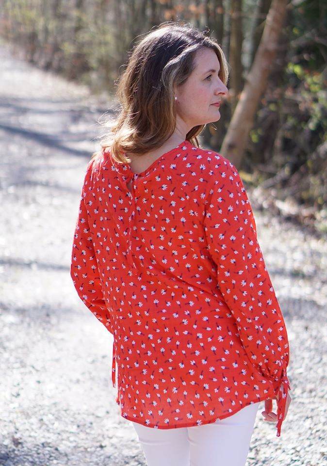 Schnittmuster Raglan Bluse PRIMAVERA (34-58) : - Sewando