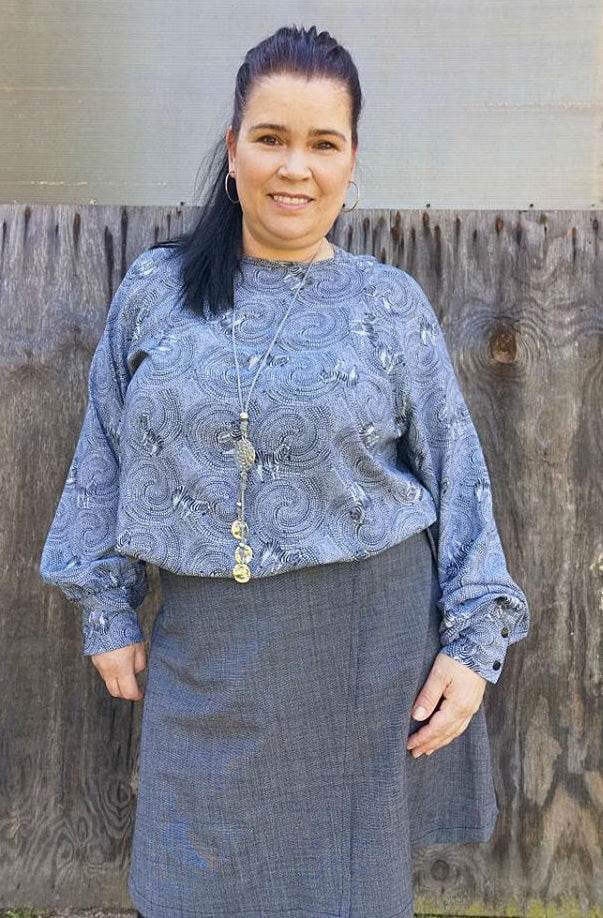 Schnittmuster Raglan Bluse PRIMAVERA (34-58) : - Sewando