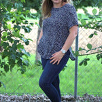 Schnittmuster Bluse mit Ärmelrüsche AREIA (34-58) : - Sewando